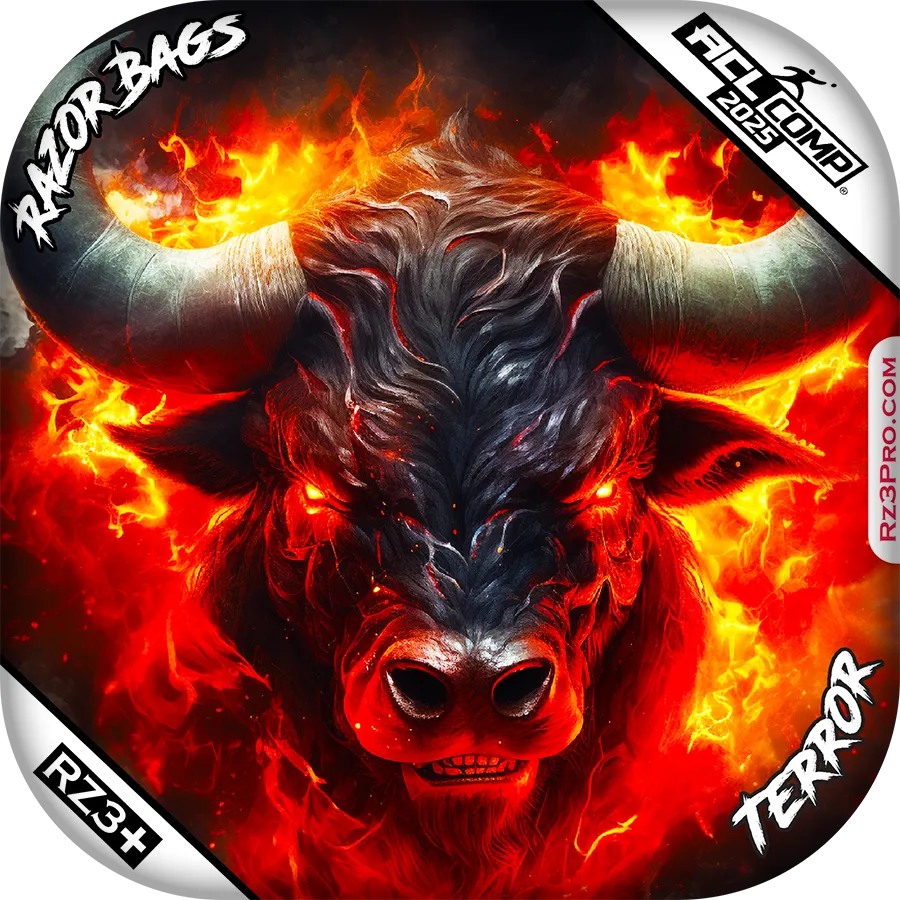 Terror | Fire Buffalo | ACL COMP Razor Cornhole Bags