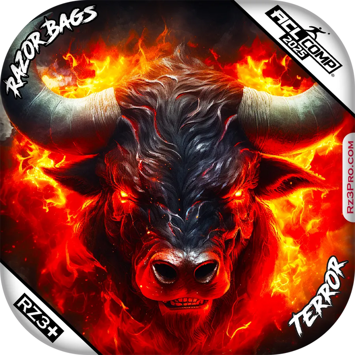 Terror | Fire Buffalo | ACL COMP Razor Cornhole Bags