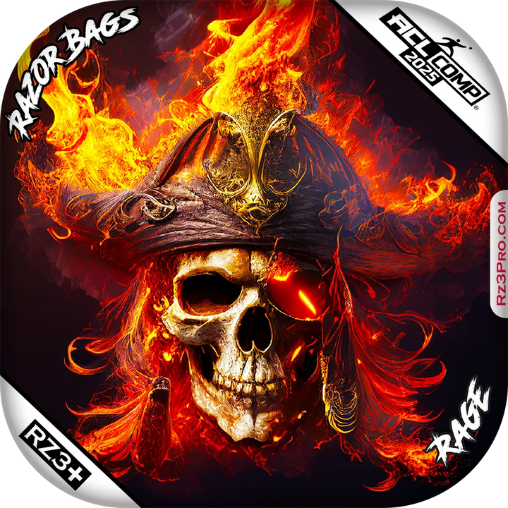 Rage | Fire Pirate | ACL COMP Razor Cornhole Bags