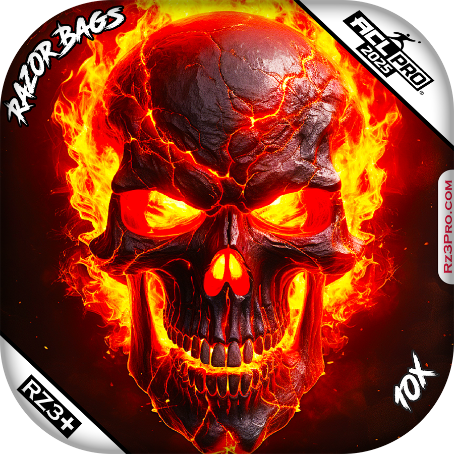 Fire Skull-acl-pro-10x-razor-cornhole-bags-tan-ACL