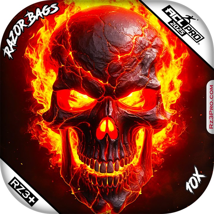 Fire Skull-acl-pro-10x-razor-cornhole-bags-tan-ACL