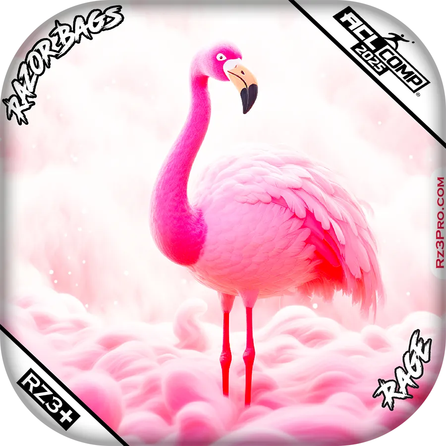 Rage | Flamingo | ACL COMP Razor Cornhole Bags