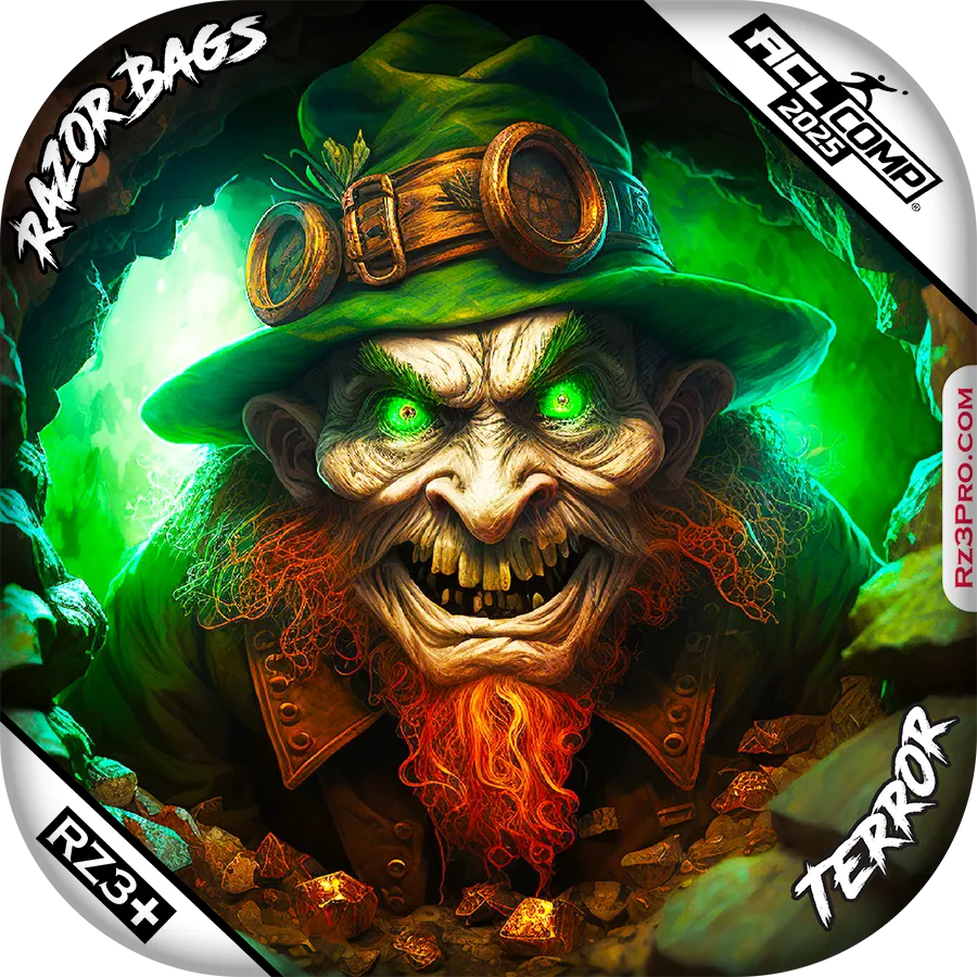 Terror | Leprechaun Cave | ACL COMP Razor Cornhole Bags