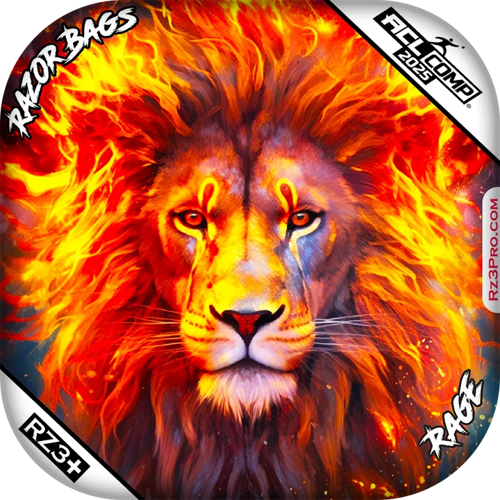 Rage | Lion Flame | ACL COMP Razor Cornhole Bags