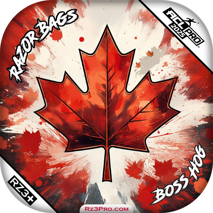 Mapple Leaf-acl-pro-boss-hog-razor-corn hole-bags-ACL