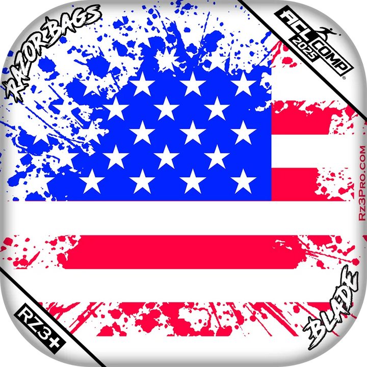 BLADE | Merica Flag | ACL COMP Cornhole Bags by Razor Bags (Razor Cornhole)