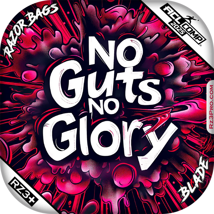 BLADE | No Guts No Glory | ACL COMP Cornhole Bags by Razor Bags (Razor Cornhole)