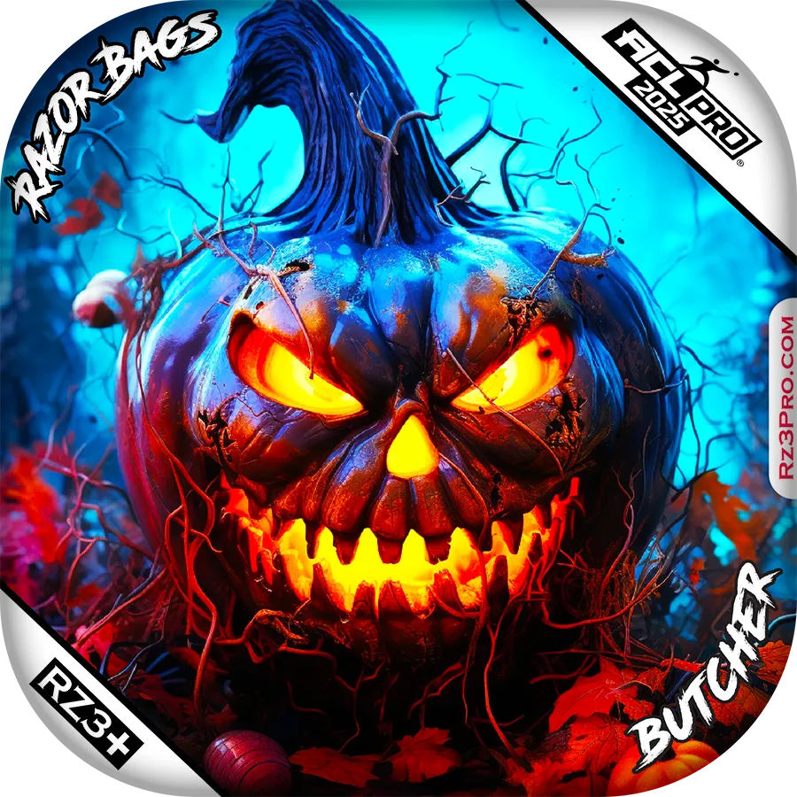 Butcher | Pumpkin 1 | ACL PRO Cornhole Bags by Razor Bags (Razor Cornhole)