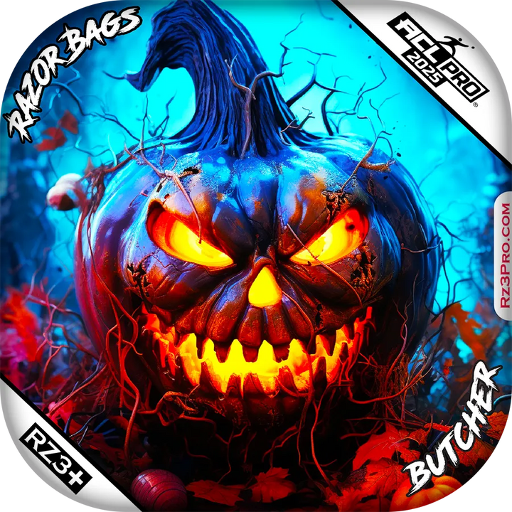 Butcher | Pumpkin 1 | ACL PRO Cornhole Bags by Razor Bags (Razor Cornhole)