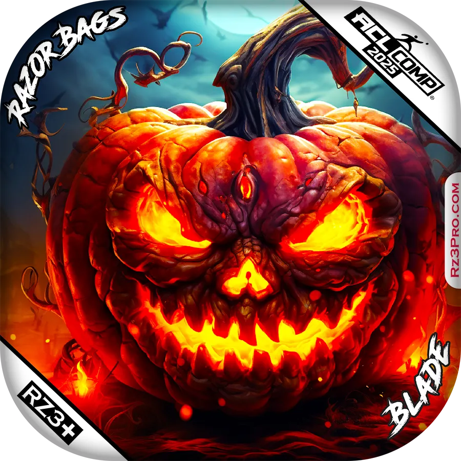 BLADE | Pumpkin 2 | ACL COMP Cornhole Bags by Razor Bags (Razor Cornhole)