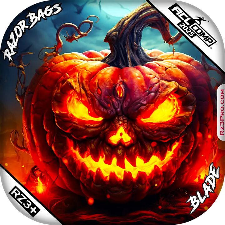 BLADE | Pumpkin 2 | ACL COMP Cornhole Bags by Razor Bags (Razor Cornhole)