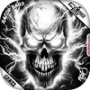 Skull Lightning Strike / Tan