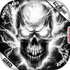 Skull Lightning Strike / Black