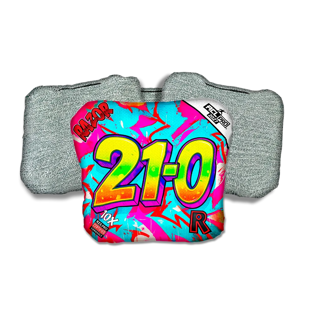 10 X PRO 21 0 Light Back Cornhole Bags