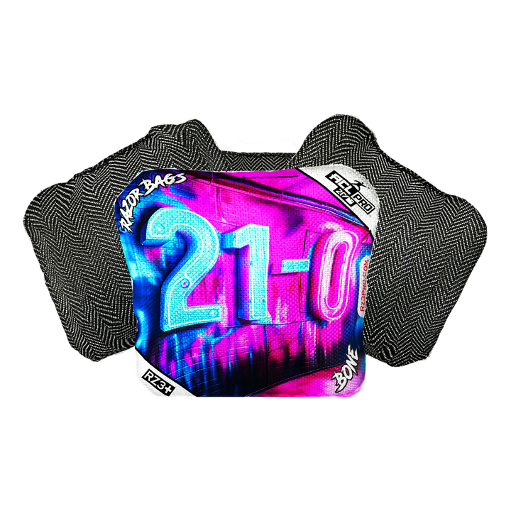 Bone | 21-0 | ACL PRO Razor Cornhole Bags