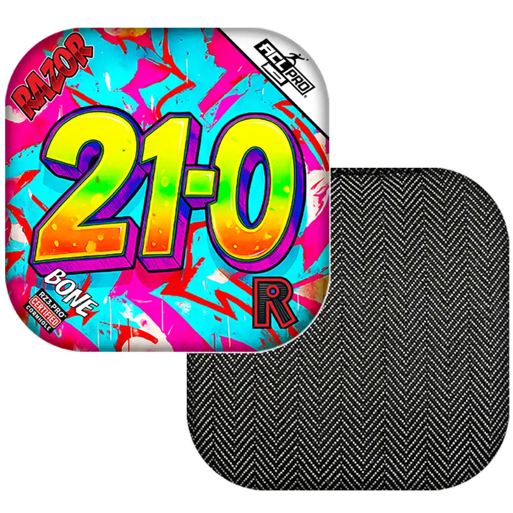 Bone | 21-0 | ACL PRO Razor Cornhole Bags