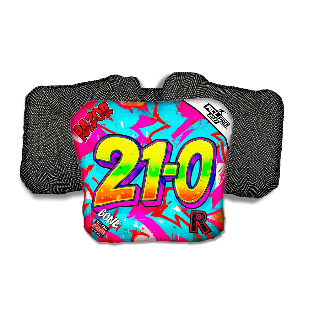 Bone PRO 21 0 Black Back Cornhole Bags