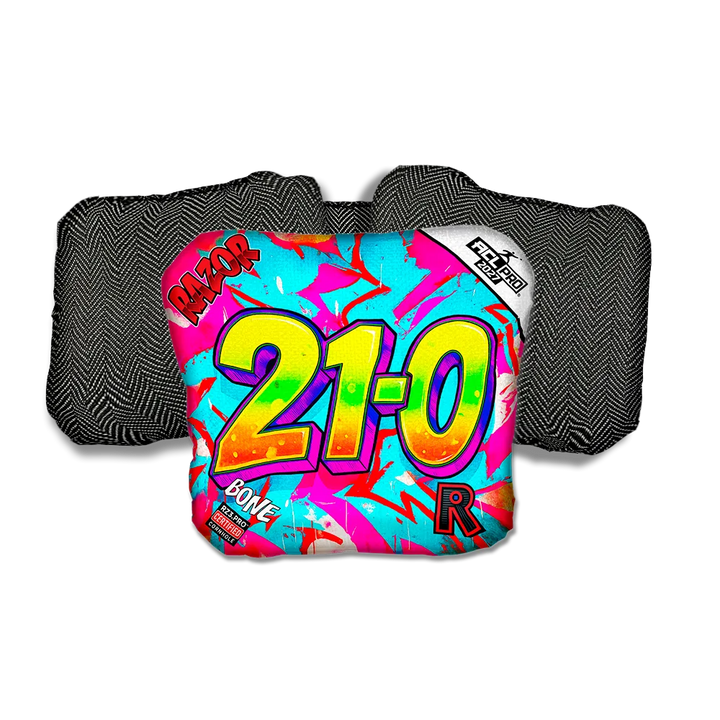 Bone PRO 21 0 Black Back Cornhole Bags