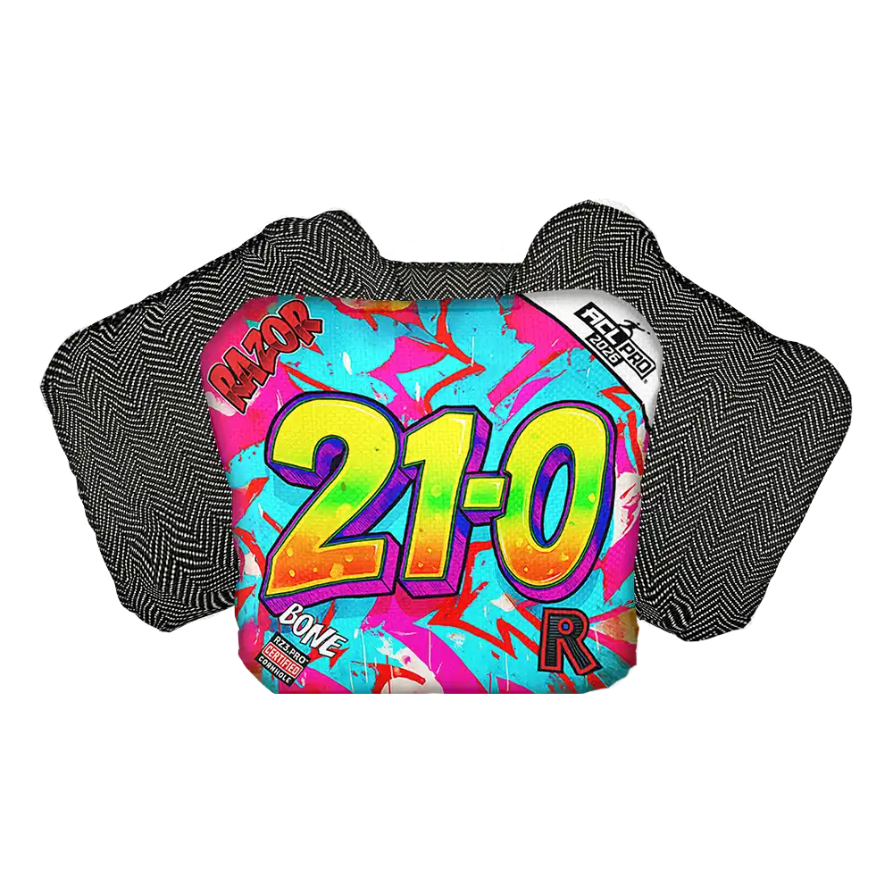 Bone | 21-0 | ACL PRO Razor Cornhole Bags