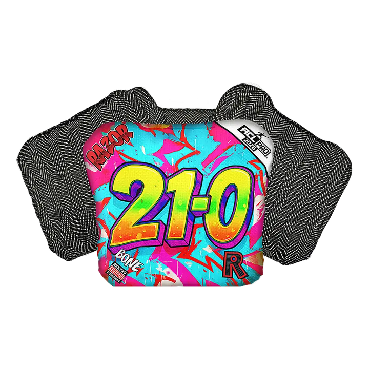 Bone | 21-0 | ACL PRO Razor Cornhole Bags