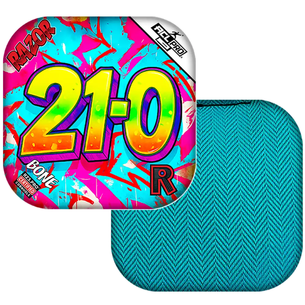 Bone | 21-0 | ACL PRO Razor Cornhole Bags