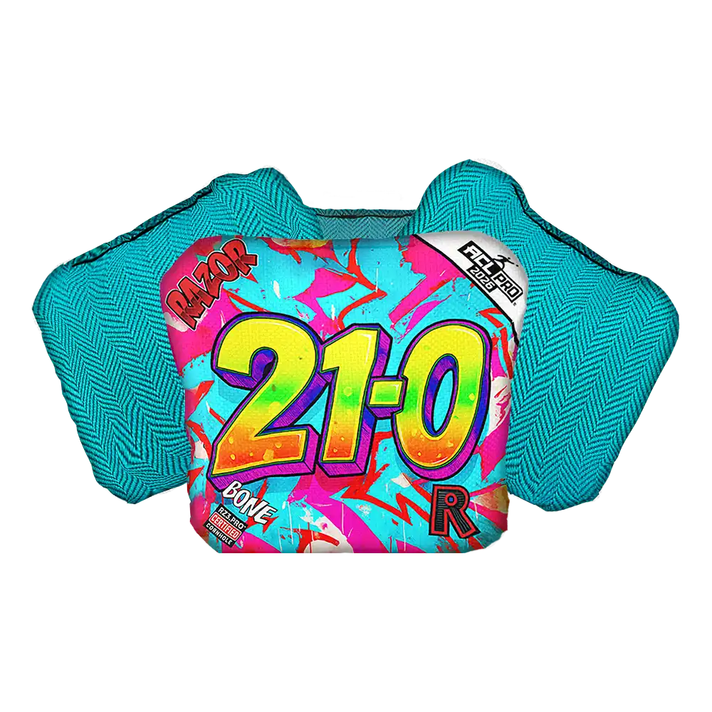 Bone | 21-0 | ACL PRO Razor Cornhole Bags