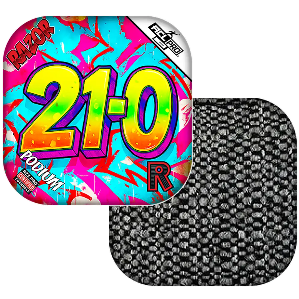 Podium | 21-0 | ACL PRO Razor Cornhole Bags