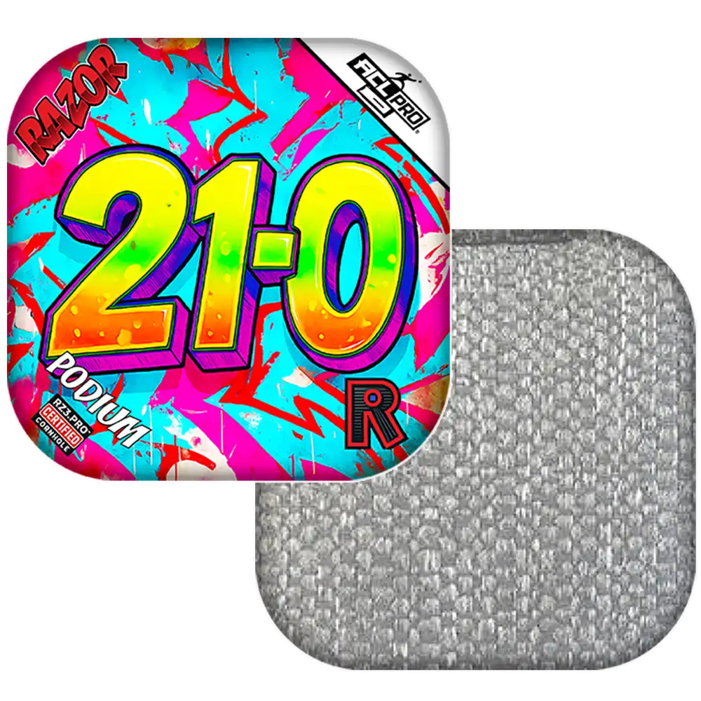 Podium | 21-0 | ACL PRO Razor Cornhole Bags