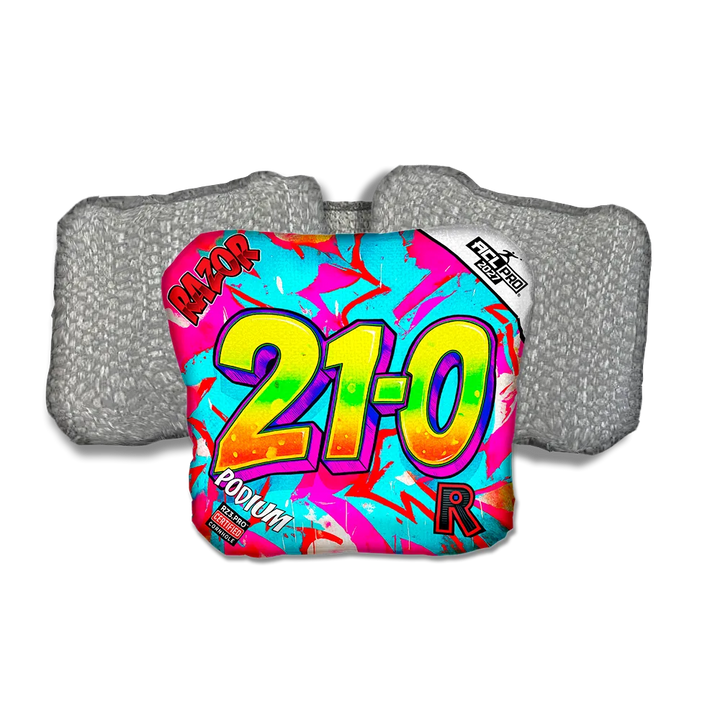 Podium PRO 21 0 Silver Back Cornhole Bags