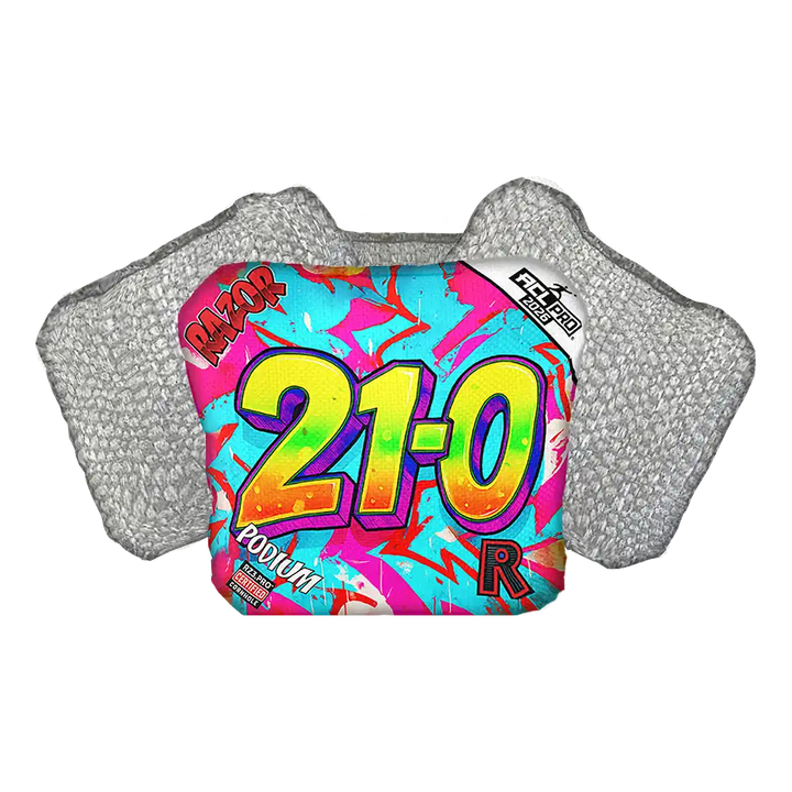 Podium | 21-0 | ACL PRO Razor Cornhole Bags