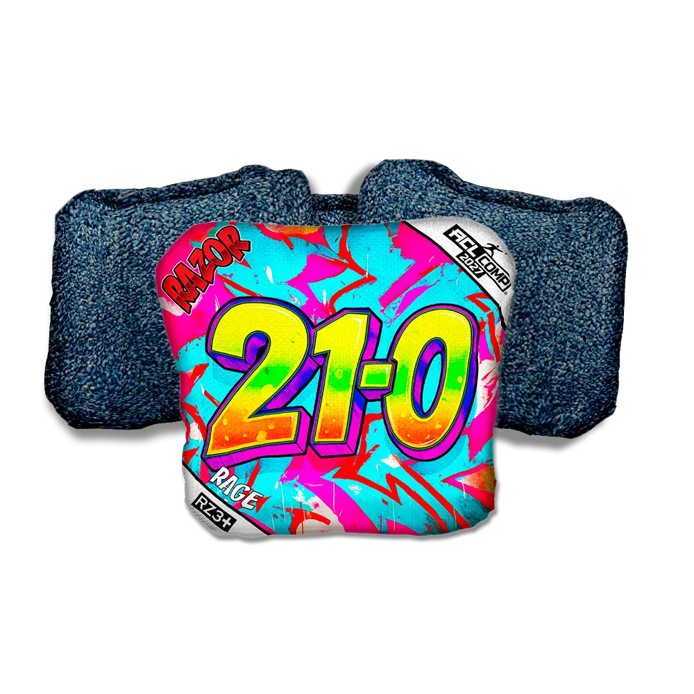 Rage COMP 21 0 Blue Back Cornhole Bags