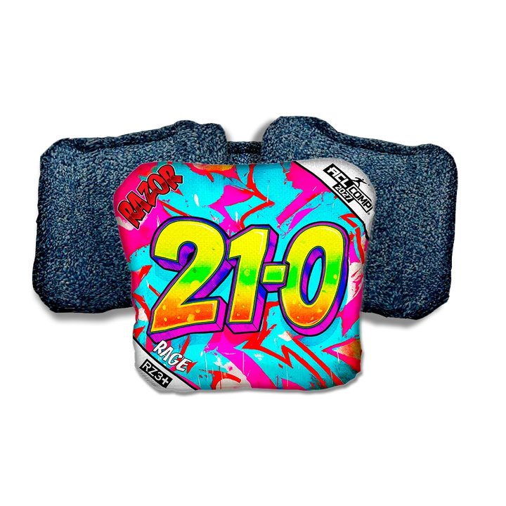 Rage COMP 21 0 Blue Back Cornhole Bags