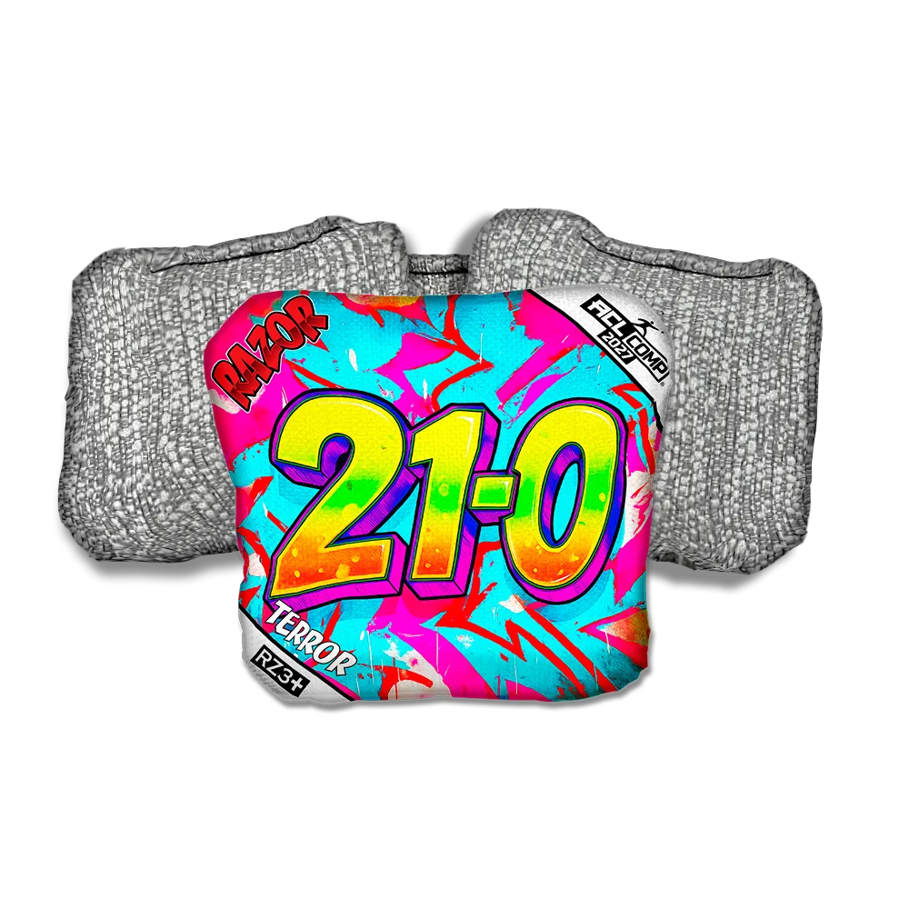 Terror COMP 21 0 Silver Back Cornhole Bags