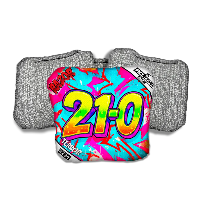 Terror COMP 21 0 Silver Back Cornhole Bags