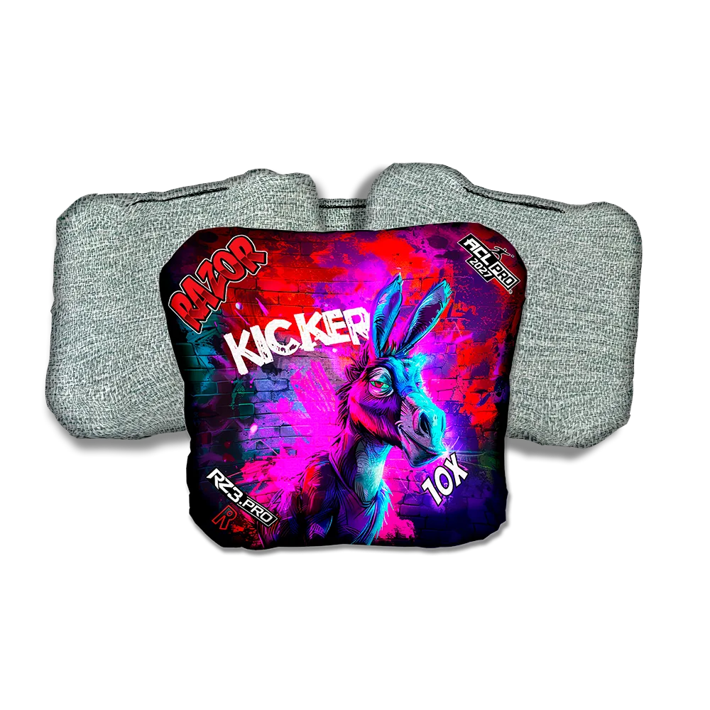10 X PRO Ass Kicker Light Back Cornhole Bags