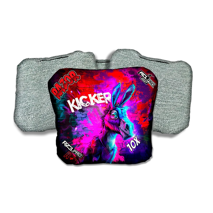 10 X PRO Ass Kicker Light Back Cornhole Bags