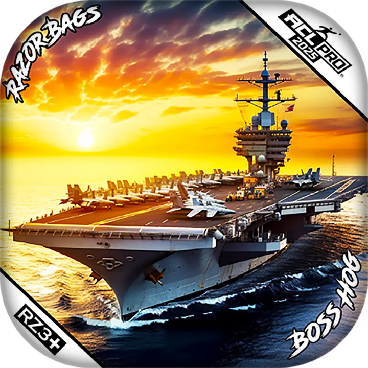 Boss Hog PRO | Hero Aircraft Carrier | Razor ACL Cornhole Bags