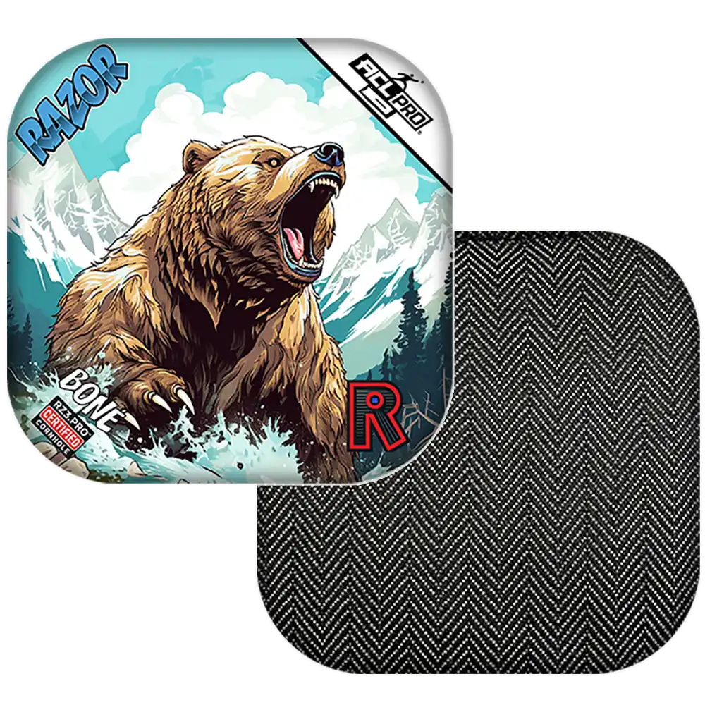 Bone | Alaskan Grizzly | ACL PRO Razor Cornhole Bags