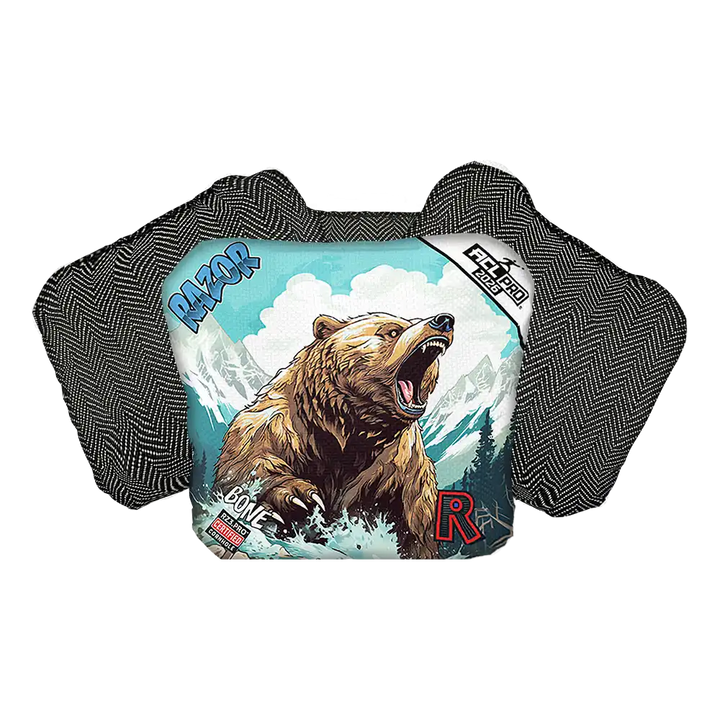 Bone | Alaskan Grizzly | ACL PRO Razor Cornhole Bags