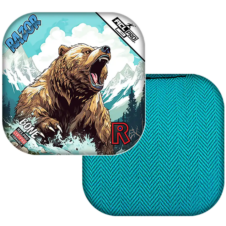 Bone | Alaskan Grizzly | ACL PRO Razor Cornhole Bags