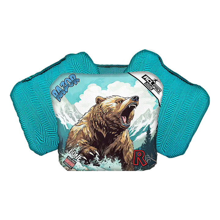 Bone | Alaskan Grizzly | ACL PRO Razor Cornhole Bags