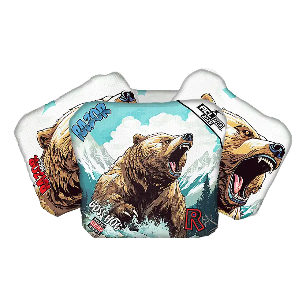 Boss Hog | Alaskan Grizzly | ACL PRO Razor Cornhole Bags