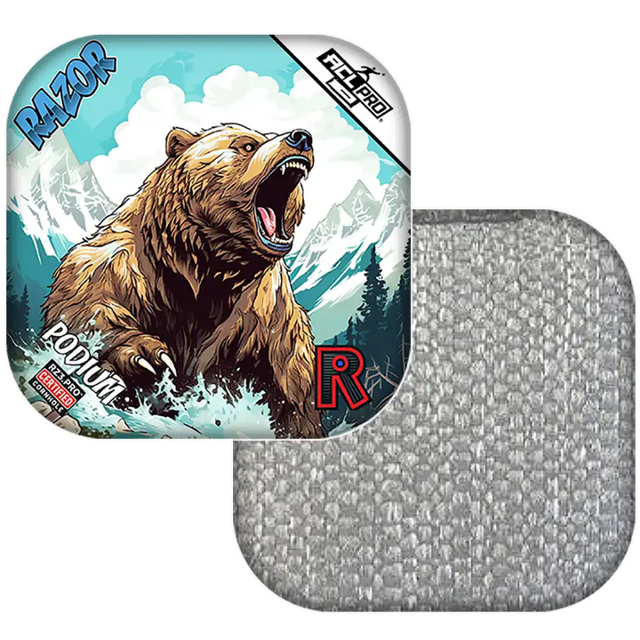 Podium | Alaskan Grizzly | ACL PRO Razor Cornhole Bags