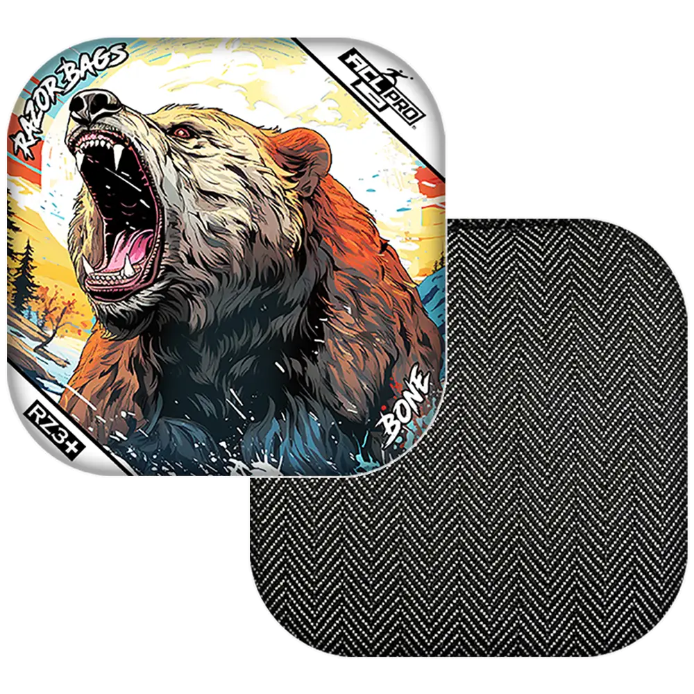 Bone | Alaskan Grizzly 2 | ACL PRO Razor Cornhole Bags