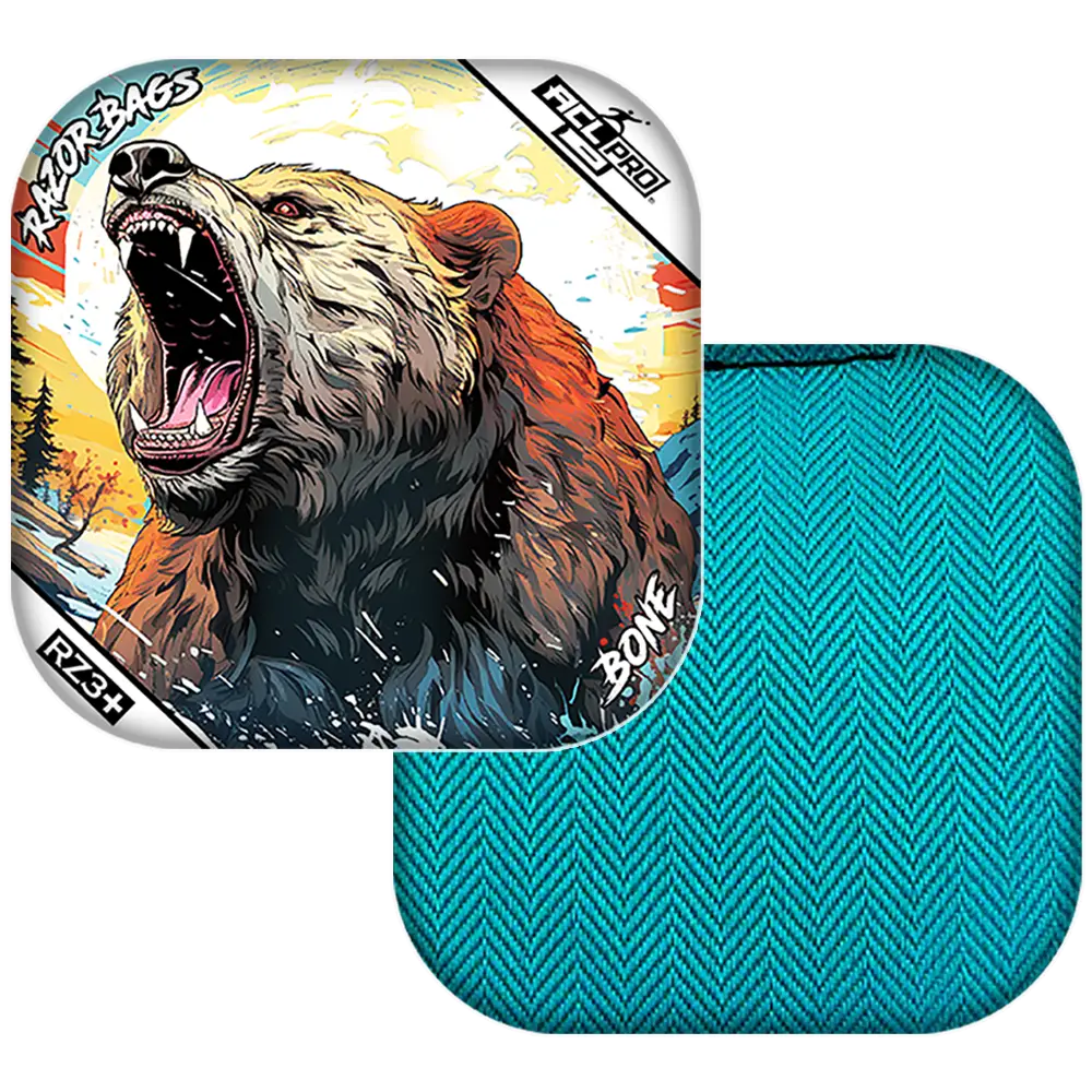 Bone | Alaskan Grizzly 2 | ACL PRO Razor Cornhole Bags