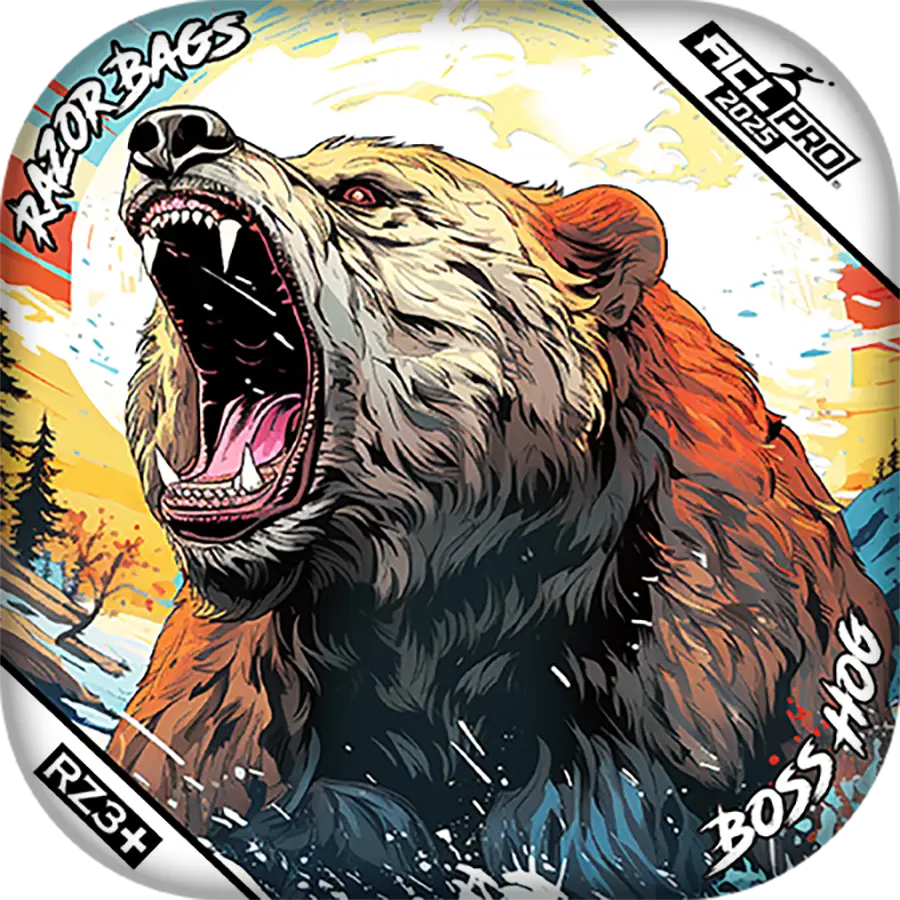 Boss Hog | Alaskan Grizzly 2 | ACL PRO Cornhole Bags by Razor Bags (Razor Cornhole)