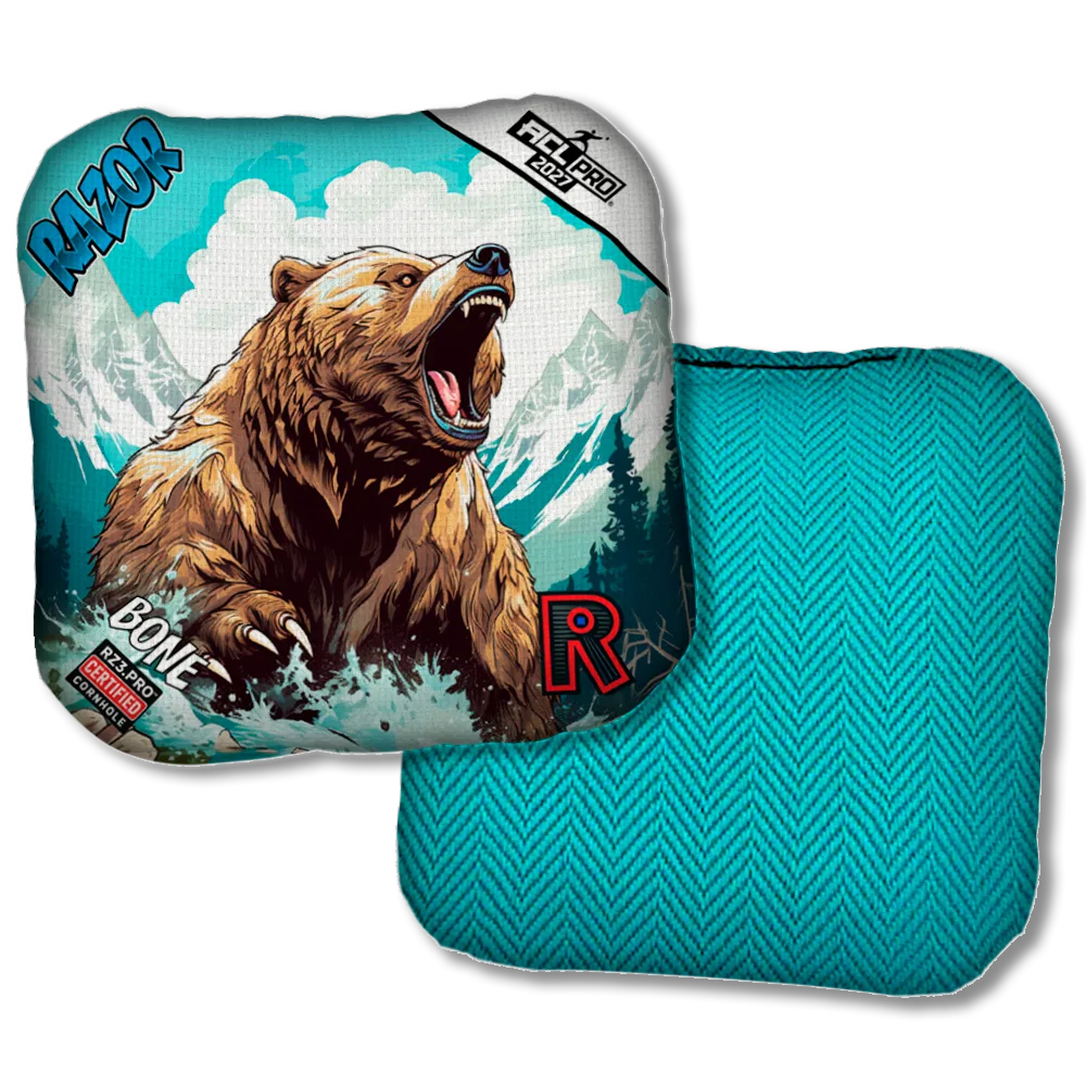 Bone PRO Alaskan Grizzly Teal Back Product View