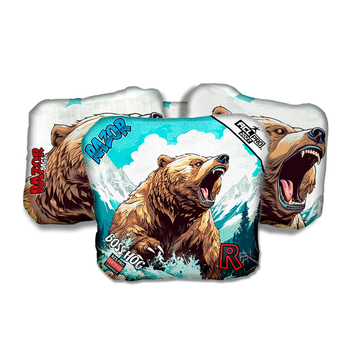 Boss Hog PRO Alaskan Grizzly Cornhole Bags