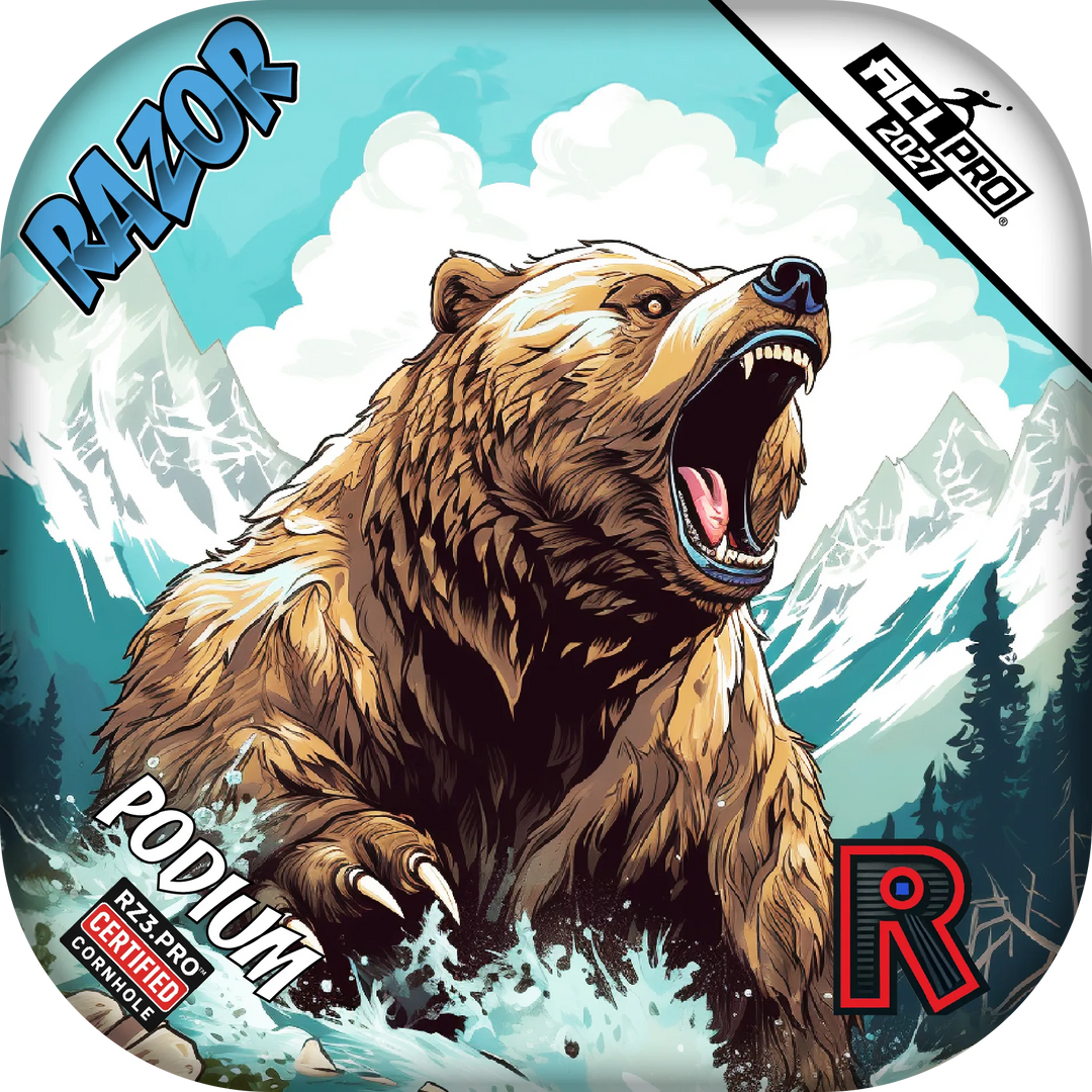 Podium PRO Alaskan Grizzly Cornhole Bags