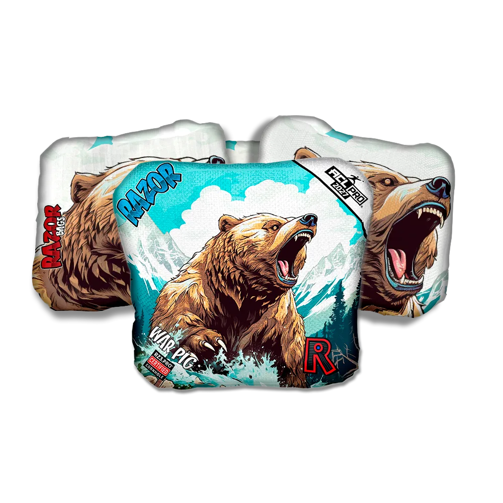 War Pig PRO Alaskan Grizzly Cornhole Bags
